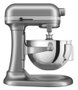 Kitchenaid KSM55SXX Robot Pâtissier Professionnel Heavy Duty 5,2L Argent - Avec Bol et Engrenages Métalliques, 11 Vitesses et Action Planétaire