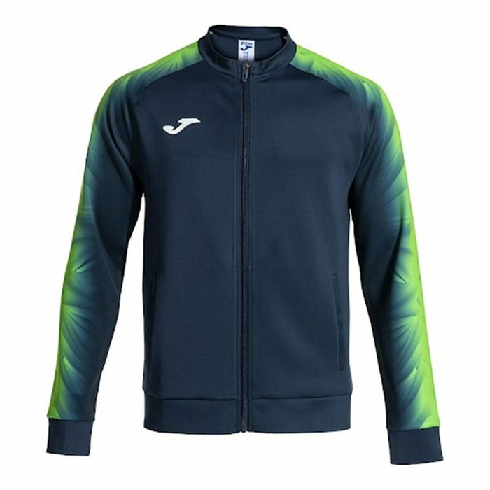 Veste de Sport pour Homme Joma Sport Elite XI Blue marine Vert citron (S) Veste de Sport pour Homme Joma Sport Elite XI Blue marine Vert citron (S)