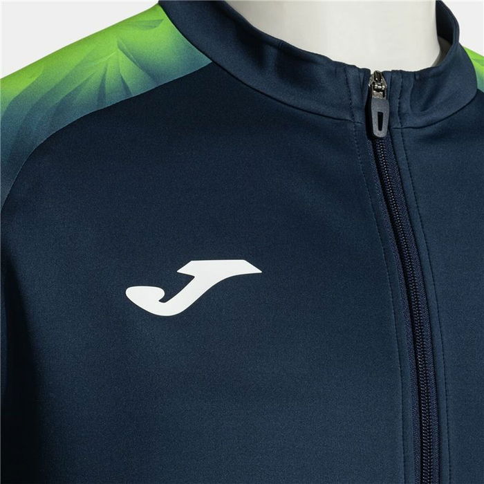 Veste de Sport pour Homme Joma Sport Elite XI Blue marine Vert citron (S) Veste de Sport pour Homme Joma Sport Elite XI Blue marine Vert citron (S)