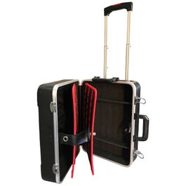Tuman Mallette à outils ABS Trolley 46x35,5x19cm