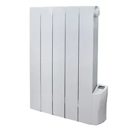 Warm Tech - Radiateur électrique à inertie fluide, 900W, 230V, pour pièce jusqu'à 35 m³, Blanc