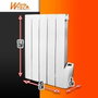 Warm Tech Radiateur électrique à inertie fluide 900W Blanc
