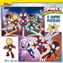 Educa Puzzle 2x16 pièces Spidey & His Amazing Friends - Puzzle enfant 3-4 ans - Version espagnol et anglais