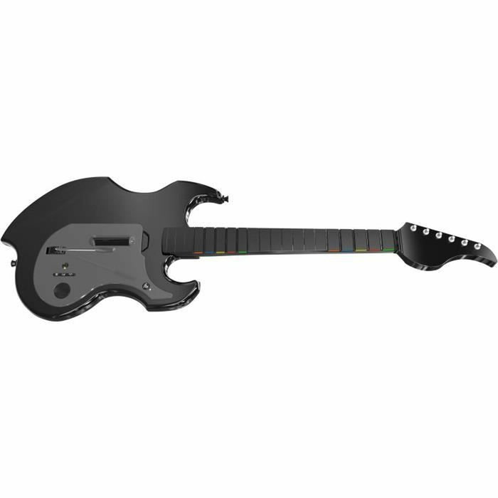 PDP Riffmaster Guitare sans fil Noir et gris pour PS5, PS4 et PC PDP Riffmaster Guitare sans fil Noir et gris pour PS5, PS4 et PC
