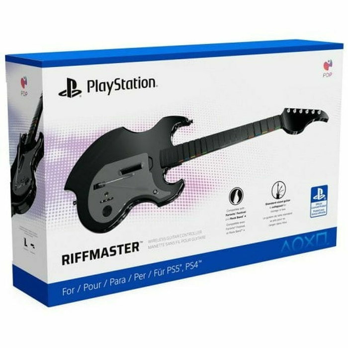 PDP Riffmaster Guitare sans fil Noir et gris pour PS5, PS4 et PC PDP Riffmaster Guitare sans fil Noir et gris pour PS5, PS4 et PC