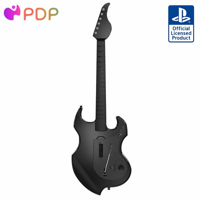 PDP Riffmaster Guitare sans fil Noir et gris pour PS5, PS4 et PC PDP Riffmaster Guitare sans fil Noir et gris pour PS5, PS4 et PC