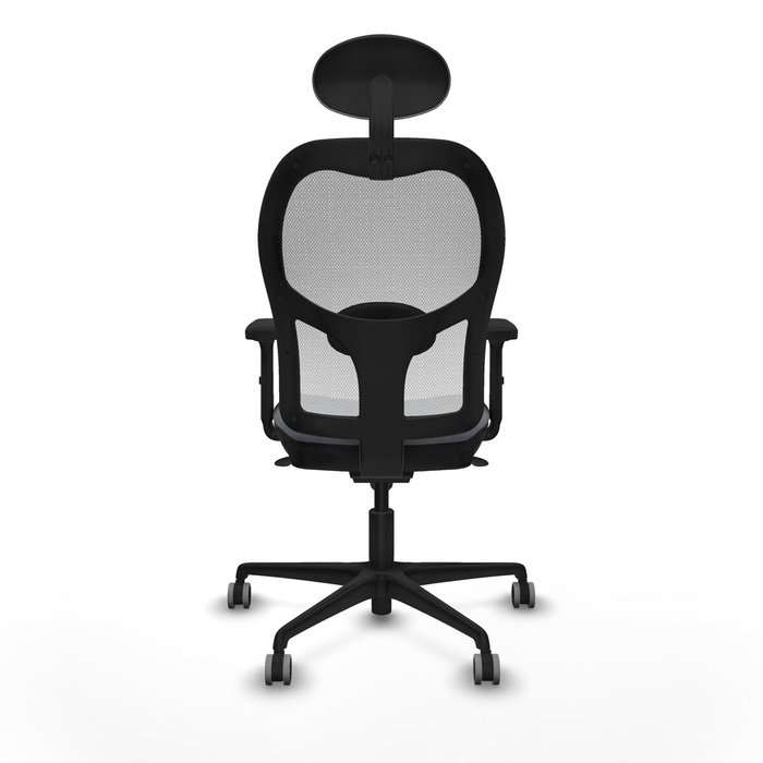 Piqueras y Crespo 2D036G1 Chaise de Bureau avec Appui-tête Gris