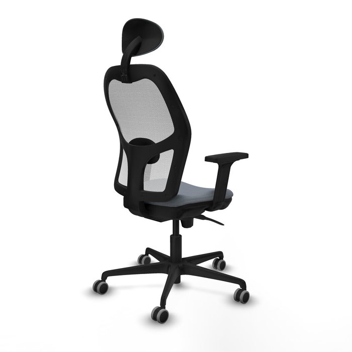 Piqueras y Crespo 2D036G1 Chaise de Bureau avec Appui-tête Gris