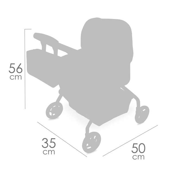 Cityx - Premier Coche de Poupée - Pour Poupées jusqu'à 42 cm - 35x50x56 cm