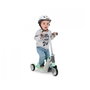 Smoby Switch 2-en-1 Draisienne et Patinette à 3 roues - Vert / Gris
