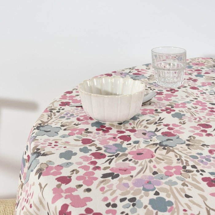Nappe antitache Belum 0120-52 Multicouleur Ø 180 cm Fleurs Nappe antitache Belum 0120-52 Multicouleur Ø 180 cm Fleurs
