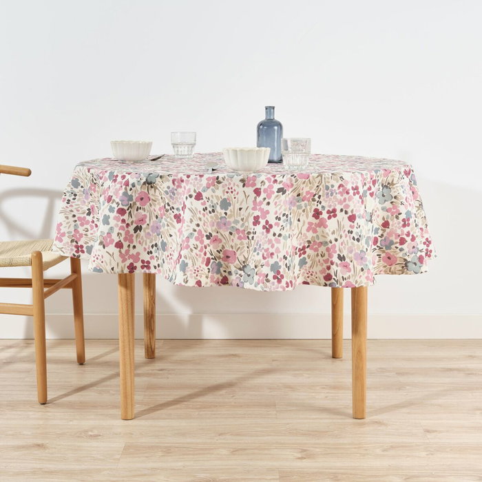 Nappe antitache Belum 0120-52 Multicouleur Ø 180 cm Fleurs Nappe antitache Belum 0120-52 Multicouleur Ø 180 cm Fleurs