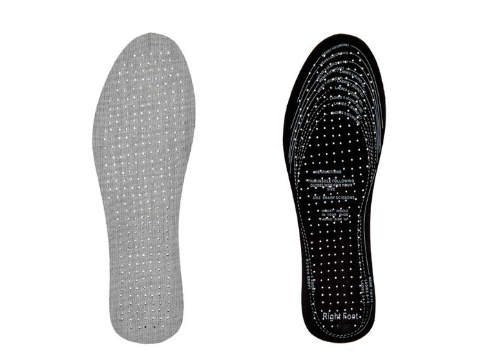 Arte Regal Plantelles Extra Fresh 11.5x0.5x36 cm Lot de 2 Couleurs Gris et Noir Matériaux Latex et Coton (Set de 48)