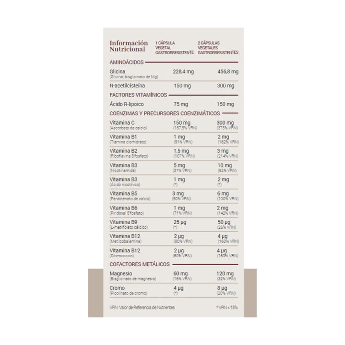 LCN METABOLIC PURLCN 60 capsules