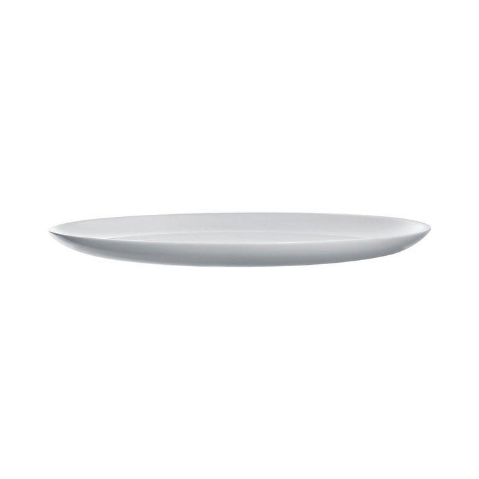 Luminarc Plat à Pizza Diwali Granit en Verre Gris 32 cm - Résistant, Apte Micro-ondes, Facile à Nettoyer