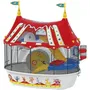 Ferplast - Cage pour hamster Circus Fun 49.5*34*42.5 cm Rouge - Avec accessoires : roue, mangeoire, abreuvoir
