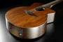 LAG Guitare Acoustique Électroacoustique Jumbo Cutaway – Sauvage Lag, Table Massif Brankowood, Finition Satinée