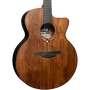 LAG Guitare Acoustique Électroacoustique Jumbo Cutaway – Sauvage Lag, Table Massif Brankowood, Finition Satinée