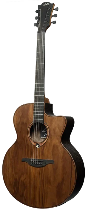 LAG Guitare Acoustique Électroacoustique Jumbo Cutaway – Sauvage Lag, Table Massif Brankowood, Finition Satinée LAG Guitare Acoustique Électroacoustique Jumbo Cutaway – Sauvage Lag, Table Massif Brankowood, Finition Satinée