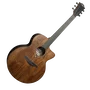 LAG Guitare Acoustique Électroacoustique Jumbo Cutaway – Sauvage Lag, Table Massif Brankowood, Finition Satinée