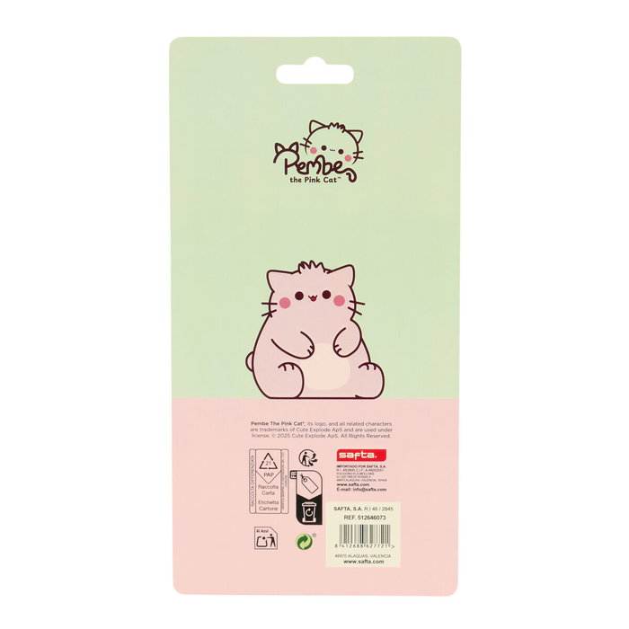 Pembe Reliure à anneaux The pink cat