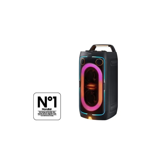 Samsung MX-ST40F/XE - Enceinte Bluetooth Sound Tower 160 W - Effets lumineux - Batterie longue durée (16h) - Noir Samsung MX-ST40F/XE - Enceinte Bluetooth Sound Tower 160 W - Effets lumineux - Batterie longue durée (16h) - Noir