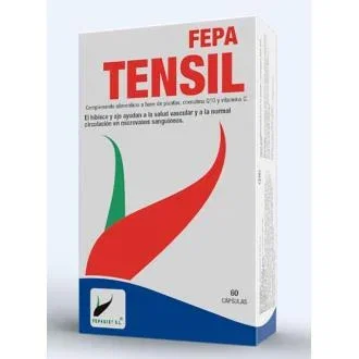 FEPADIET Fepa-Tensil 60 Gélules Complément Alimentaire avec Hibiscus, Olivier, Ail Noir, Coenzyme Q10, Vitamine C FEPADIET Fepa-Tensil 60 Gélules Complément Alimentaire avec Hibiscus, Olivier, Ail Noir, Coenzyme Q10, Vitamine C