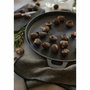 Baumalu Plat Grill en Fonte Émaillée 34 cm Noir