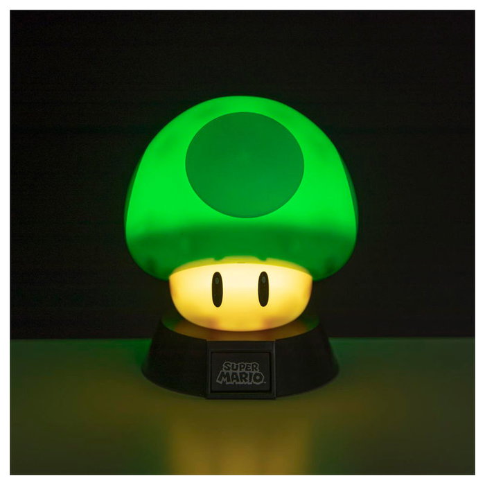 PALADONE Mini lampe de décoration Nintendo 1-Up Icon, lampe LED à poser et à collectionner PALADONE Mini lampe de décoration Nintendo 1-Up Icon, lampe LED à poser et à collectionner