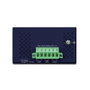 Planet IGS-614HPT Commutateur Gigabit PoE+ Industriel Non Géré, 5 ports RJ45 10/100/1000, 1 Slot SFP, Budget PoE 120W, Alimentation Redondante 12-56V DC, IP40, -40°C à 75°C