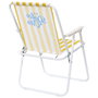 Home Deco Factory Chaise pliante Dolce jaune