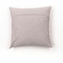 Today Coussin Charme Slub x Chambray avec Pompons Berenice 40 x 40 cm