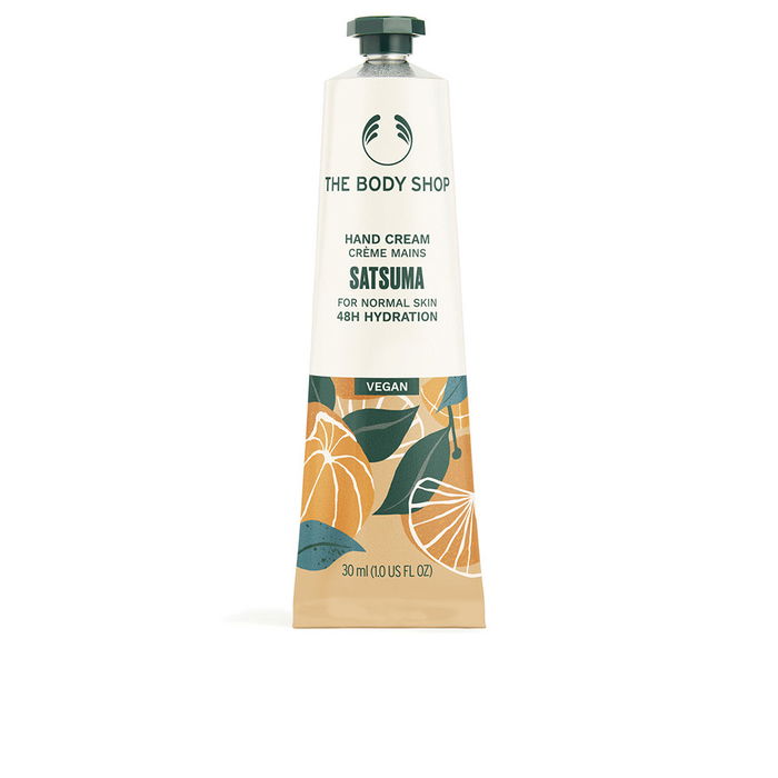 The Body Shop Crème Mains Satsuma Mandarine 30 ml Hydratante Soin Mains et Ongles Vegan The Body Shop Crème Mains Satsuma Mandarine 30 ml Hydratante Soin Mains et Ongles Vegan