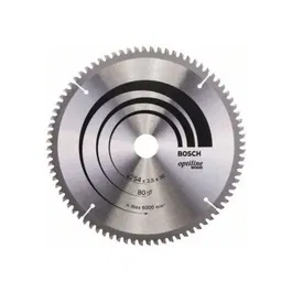 Bosch Professional - Lame de scie circulaire au carbure 254 x 30 x 2.5 mm, 80 dents pour bois
