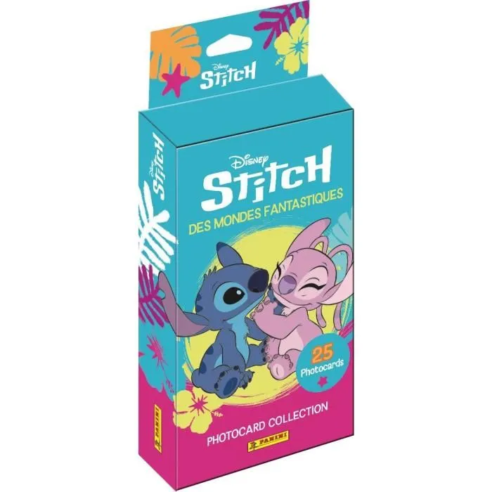 Panini - Blister Stitch Photocards - 4 pochettes + 1 offerte - Total 25 cartes à collectionner - Collection Lilo et Stitch