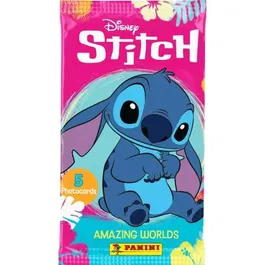 Panini - Blister Stitch Photocards - 4 pochettes + 1 offerte - Total 25 cartes à collectionner - Collection Lilo et Stitch