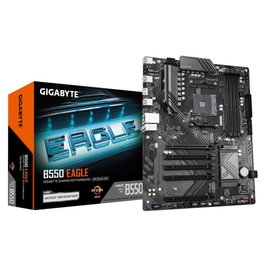 Gigabyte B550 Eagle ATX Carte Mère AMD AM4 DDR4 PCIe 4.0, M.2, HDMI 2.1, Marron Foncé