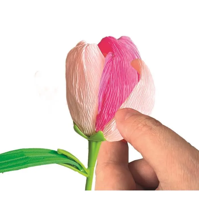 CLEMENTONI Crée tes fleurs - Tulipe - Kit créatif pour assembler et personnaliser 2 fleurs avec coloriage - Pour enfants à partir de 3 ans CLEMENTONI Crée tes fleurs - Tulipe - Kit créatif pour assembler et personnaliser 2 fleurs avec coloriage - Pour enfants à partir de 3 ans