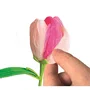 CLEMENTONI Crée tes fleurs - Tulipe - Kit créatif pour assembler et personnaliser 2 fleurs avec coloriage - Pour enfants à partir de 3 ans