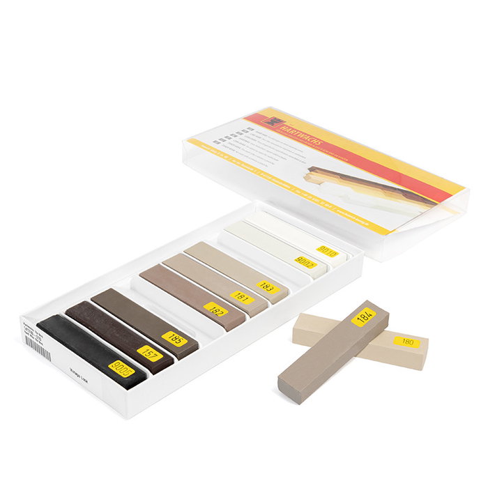 Konig Surtido Vintag - Caja de 10 ceras dures de 8 cm - Lot de crayons de cire vintage pour dessin