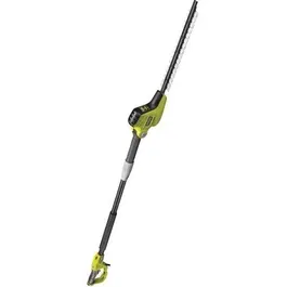Ryobi Taille-haies sur perche électrique 450 W RPT4545E - Lame double action 45 cm, écartement 20 mm, tube d'extension 65 cm, tête articulée à 135°