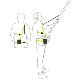 Ryobi Taille-haies sur perche électrique 450 W RPT4545E - Lame double action 45 cm, écartement 20 mm, tube d'extension 65 cm, tête articulée à 135°