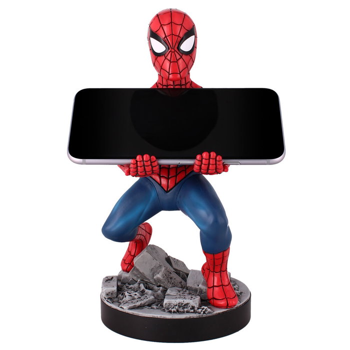 EXQUISITE GAMING Support pour manette avec figurine Spiderman Marvel 21cm - Compatible PS5 DualSense, Xbox Series et smartphones EXQUISITE GAMING Support pour manette avec figurine Spiderman Marvel 21cm - Compatible PS5 DualSense, Xbox Series et smartphones
