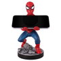 EXQUISITE GAMING Support pour manette avec figurine Spiderman Marvel 21cm - Compatible PS5 DualSense, Xbox Series et smartphones