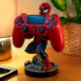 EXQUISITE GAMING Support pour manette avec figurine Spiderman Marvel 21cm - Compatible PS5 DualSense, Xbox Series et smartphones