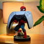 EXQUISITE GAMING Support pour manette avec figurine Spiderman Marvel 21cm - Compatible PS5 DualSense, Xbox Series et smartphones