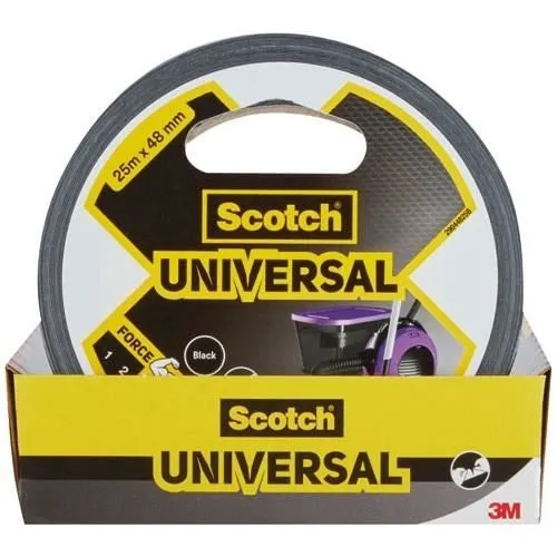 Scotch Toile de Réparation Universal - Noir - 48mm x 25m Scotch Toile de Réparation Universal - Noir - 48mm x 25m