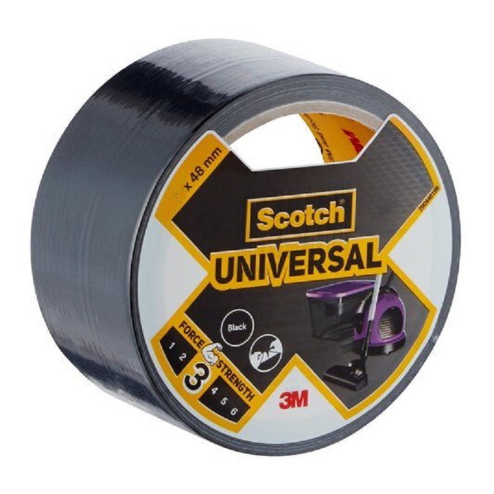 Scotch Toile de Réparation Universal - Noir - 48mm x 25m Scotch Toile de Réparation Universal - Noir - 48mm x 25m