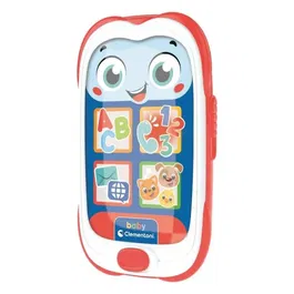 Clementoni Smartphone Parlant Éducatif pour Bébé et Enfant, Apprentissage des Lettres, Chiffres et Cris d'Animaux, Effets Lumineux et Interactifs, Stimulation Visuelle et Auditive