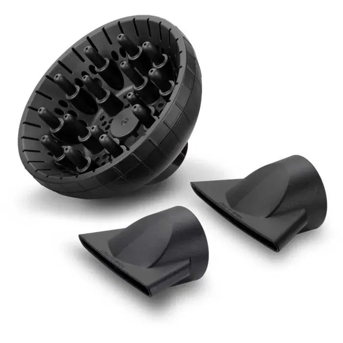 BaByliss 6719DE Sèche-Cheveux Pro 2200 W Air Pro Ionique, 2 Températures/Vitesses, Concentrateurs, Diffuseur, Séchage Puissant 115 km/h, Garantie 5 Ans